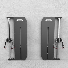Slim Profile Wall-Mounted Functional Trainer Single Column 2000_Assembly Direction