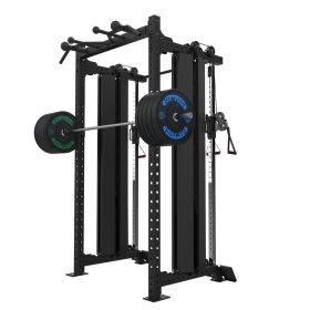 HRFT-400 Builder® Half Rack with Single Column Weight Stack Functional Trainers  