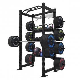 4-Post Builder Power Rack (2' Depth) Fully Loaded without A-Hanger