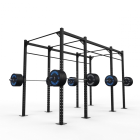 14' Freestanding Builder® Pull Up Rig: Dual-Independent Bars