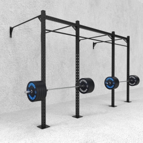 14' Wall-Mount Builder® Pull Up Rig: Dual-Independent Bars