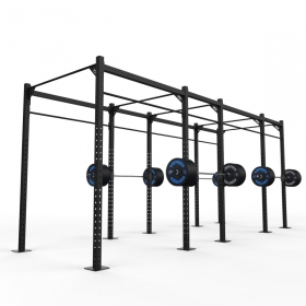 20' Freestanding Builder® Pull Up Rig: Dual-Independent Bars