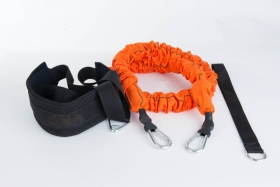 Comes with: (1) Anchor (1) Power Pull Belt (1) 6' Stretchable Resistance with Cover