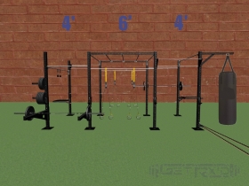 14' Functional Training Rig (Front View)