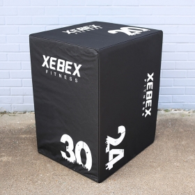 Xebex 3-in-1 Wood/Foam Plyo Boxes
