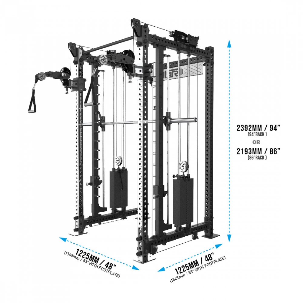 RX3 Tornado Smith Machine Rack - All-In-One Functional Trainer Get RXd