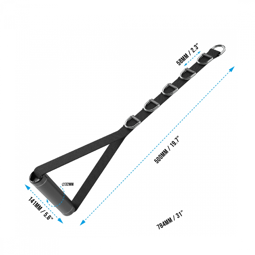 Multi Loop Cable Handle | Adjustable Cable Attachment Get RXd