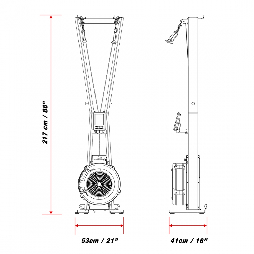 Xebex Fitness AirPlus Ski Trainer Smart Connect Get RXd