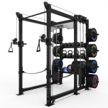 6-Post Builder® Power Rack with Functional Trainer (4' + 2' Depth)