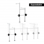Galvanized Wall-Mounted Expandable RMU 12' Height Pull-Up Rig