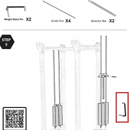 Weight Stack Pin for RX3 3000 Rack Get RXd