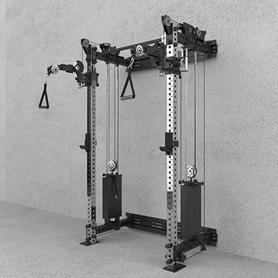 RX3 Tornado Wall-Mounted Rack without optional Smith Machine