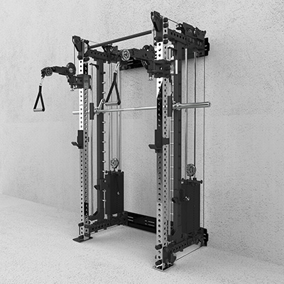 RX3 Tornado Wall-Mounted Rack with Smith Machine